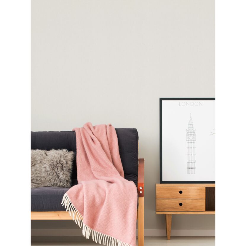 Sofa mit Kissen und Decke, London Poster