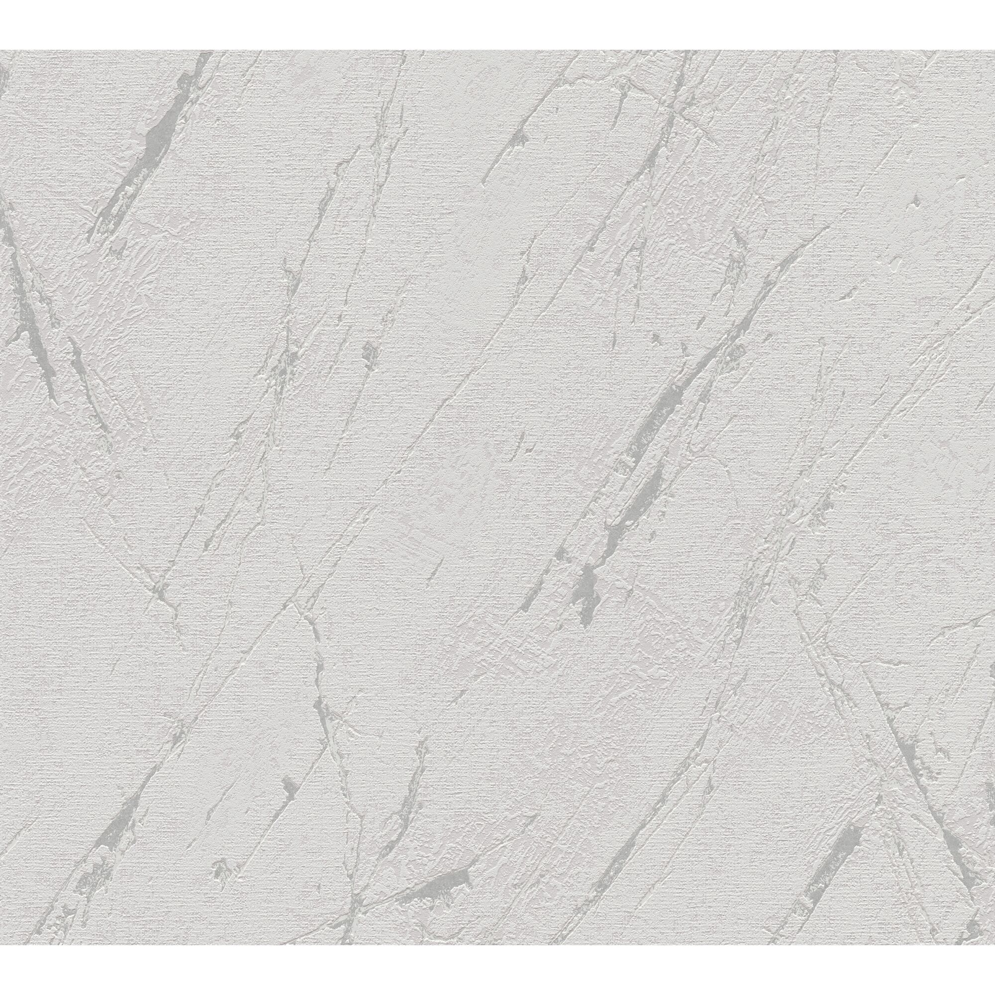 Weiße Tapete mit Prägung