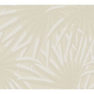 Vliestapete 'Casual Living' Palmenblätter beige 0,53 x 10,05 m
