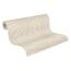 Beige Tapete mit Palmenmuster aufgerollt