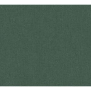 Vliestapete 'Casual Living' Uni dunkelgrün 0,53 x 10,05 m