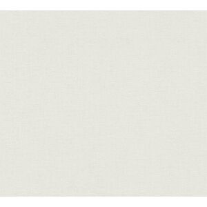Vliestapete 'Casual Living' Uni weiß/creme 0,53 x 10,05 m