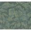 Vliestapete 'Casual Living' Dschungelblatt goldfarben/dunkelgrün 0,53 x 10,05 m