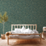 Vliestapete 'Casual Living' Dschungelblatt goldfarben/dunkelgrün 0,53 x 10,05 m