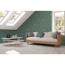 Vliestapete 'Casual Living' Dschungelblatt goldfarben/dunkelgrün 0,53 x 10,05 m
