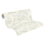 Vliestapete 'Casual Living' Dschungelblatt weiß/grau-metallic 0,53 x 10,05 m