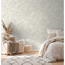 Vliestapete 'Casual Living' Dschungelblatt weiß/grau-metallic 0,53 x 10,05 m