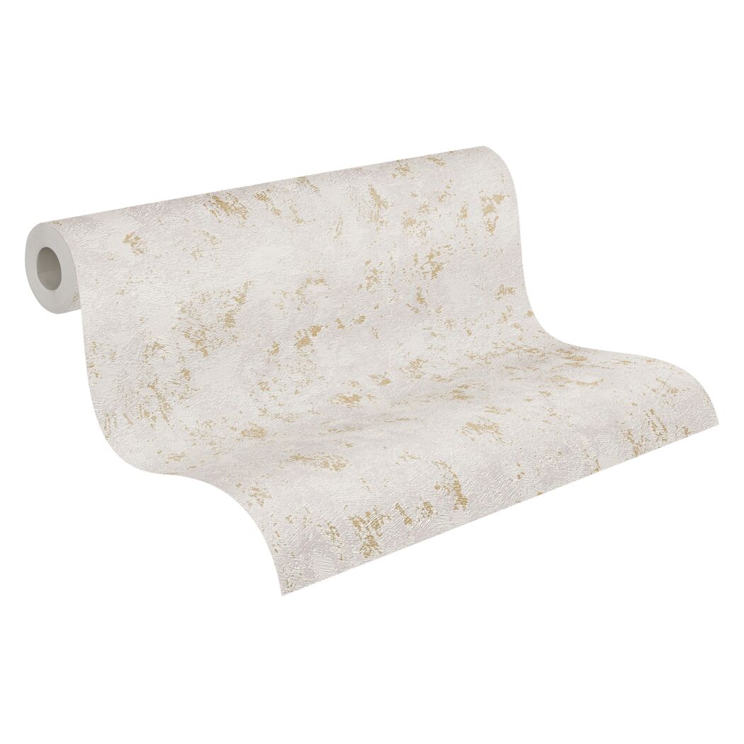 Rolle Tapete mit goldener Textur