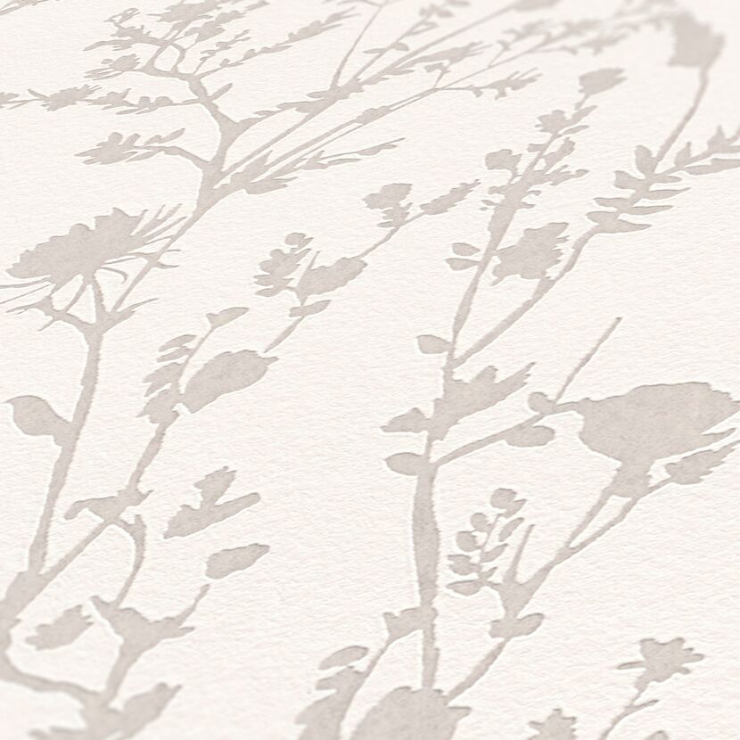 Blumenmuster auf Tapete