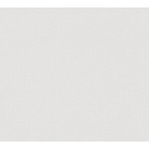 Vliestapete 'Casual Living' Uni Leinenstruktur grau 0,53 x 10,05 m