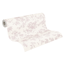Vliestapete 'Casual Living' Blümchen weiß/rosa 0,53 x 10,05 m
