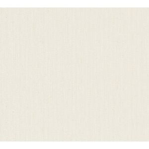 Vliestapete 'Casual Living' Streifenstruktur beige/creme 0,53 x 10,05 m