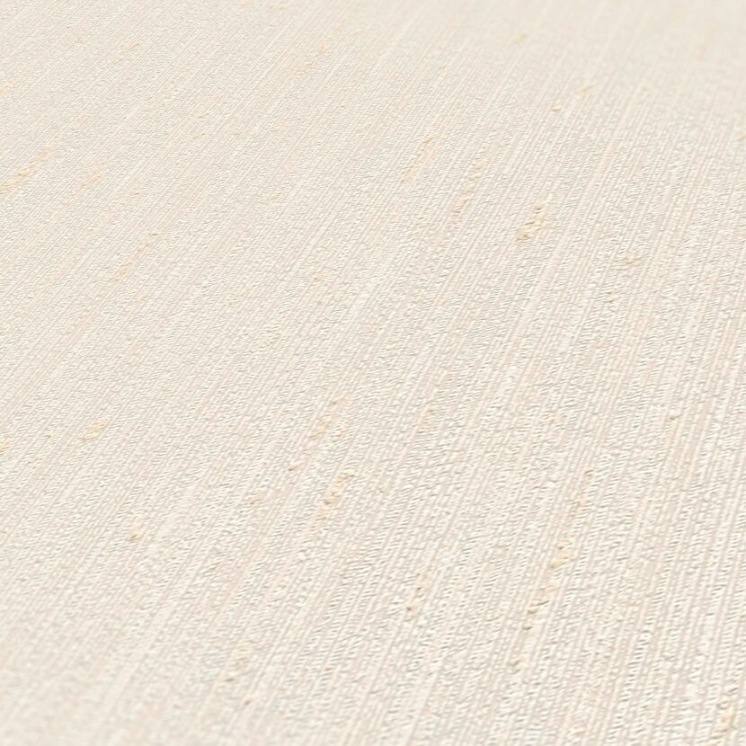 Beige Vliestapete mit feiner Struktur