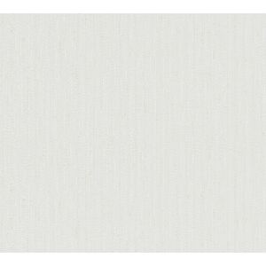 Vliestapete 'Casual Living' Streifenstruktur grau 0,53 x 10,05 m