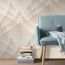 Vliestapete Guido Maria Kretschmer '10374-02 Fashion for walls' Grafisch beige 0,53 x 10,05 m