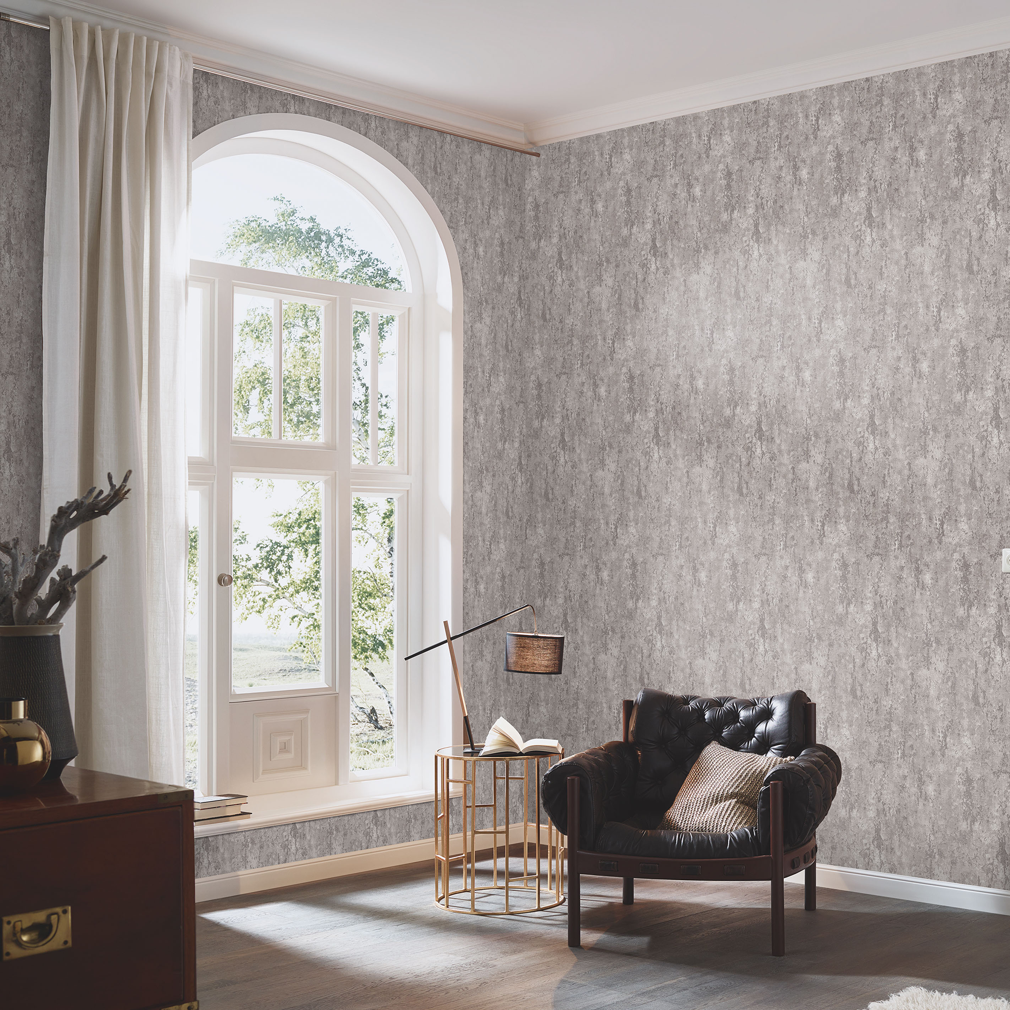 Vliestapete Guido Maria Kretschmer '10375-38 Fashion for walls' Stein taupe 0,53 x 10,05 m