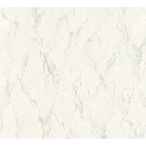 Papiertapete 'Simply White' beige 0,53 x 10,05 m