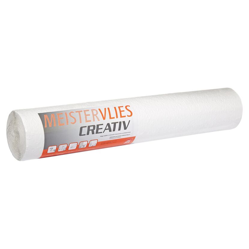 Rolle weiße Vliestapete Meistervlies Creativ Raukorn