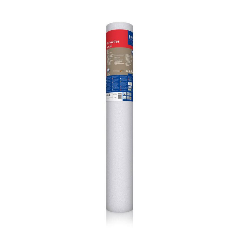 Vliestapete 'Variovlies Sisal' weiß 0,75 x 20 m