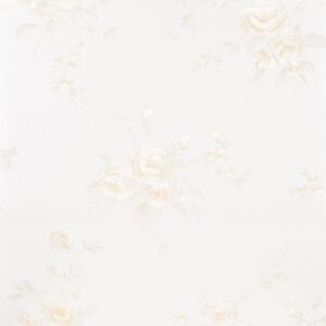 Satintapete "Exklusives Wohnen" Floral beige 10,05 x 0,53 m