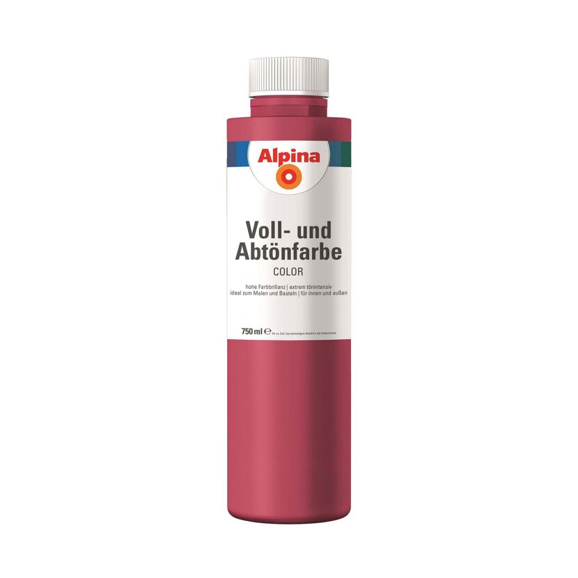 Alpina Voll- und Abtönfarbe, 750 ml Flasche