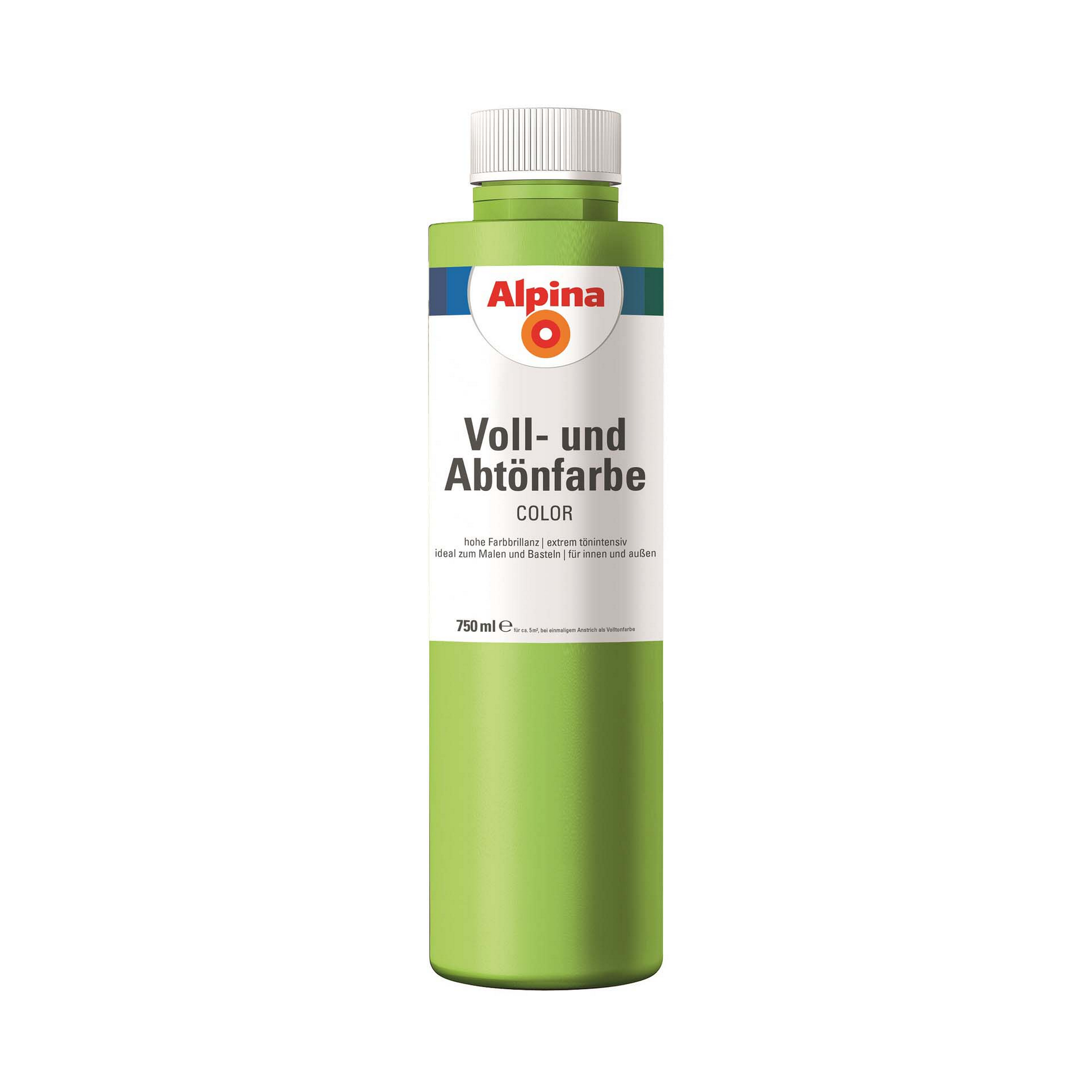 Voll- und Abtönfarbe 'Power Green' hellgrün 750 ml + product picture