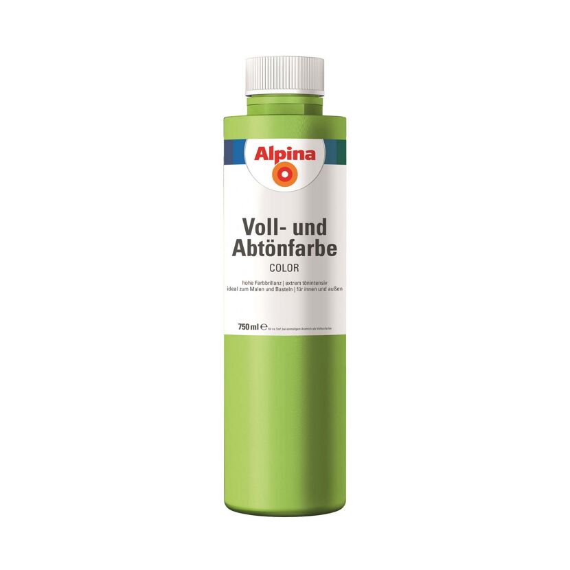 Alpina Voll- und Abtönfarbe 750 ml Power Green