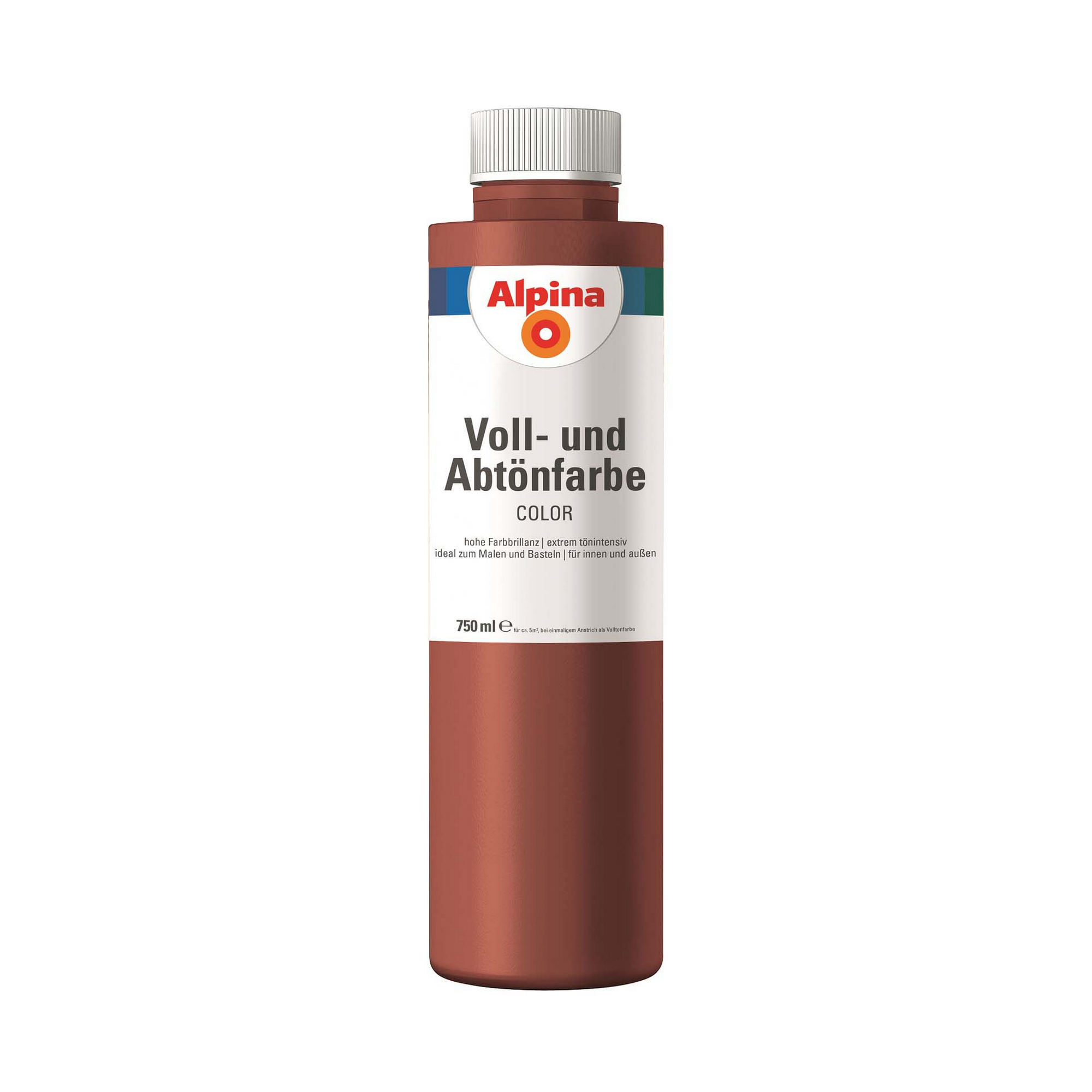 Voll- und Abtönfarbe 'Spicy Red' rotbraun 750 ml + product picture