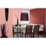 Esszimmer in Rosa und Rotbraun