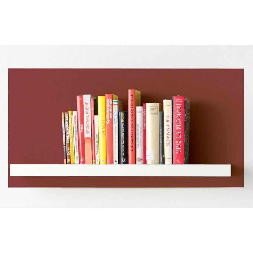 Bücherregal mit Kochbüchern