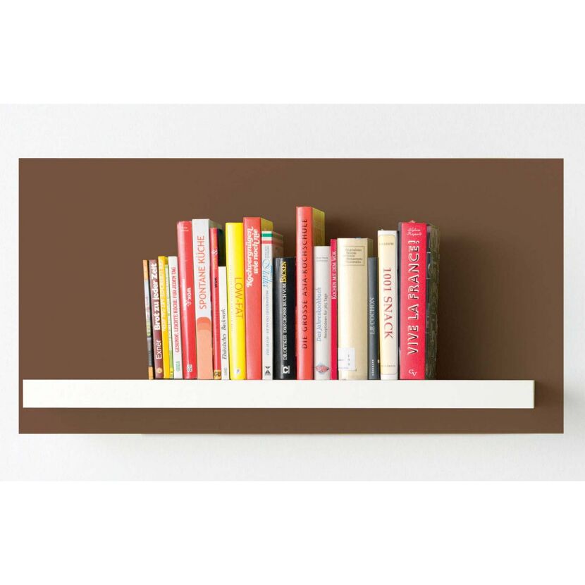 Bücherregal mit Kochbüchern