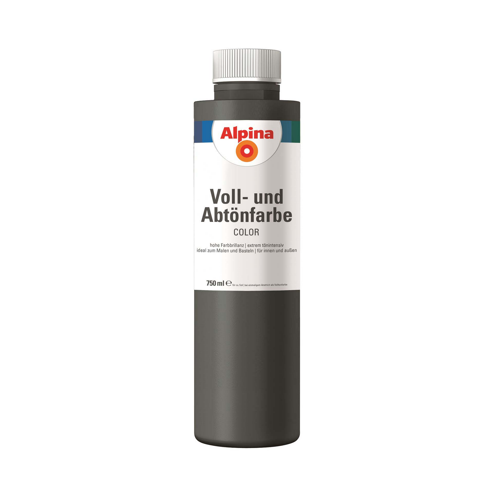 Voll- und Abtönfarbe 'Dark Grey' dunkelgrau 750 ml + product picture