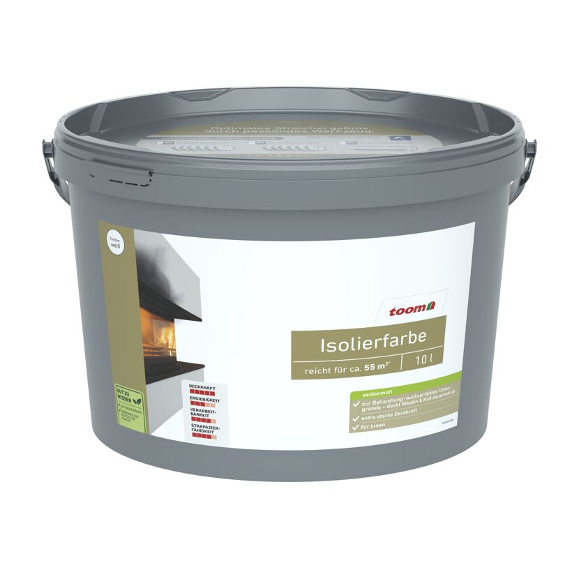 Isolierfarbe weiß seidenmatt 10 l