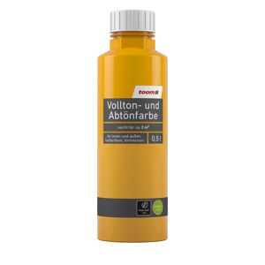 Vollton- und Abtönfarbe goldgelb seidenmatt 500 ml