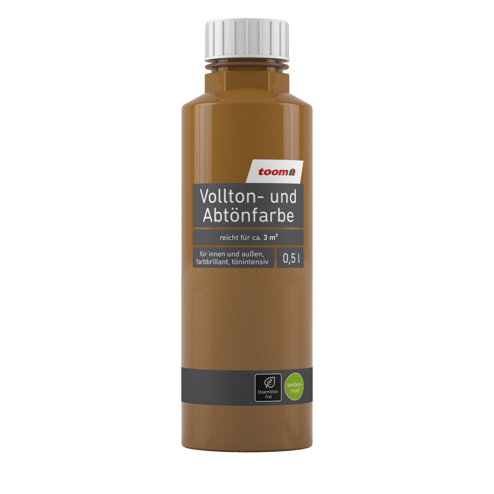 Voll- und Abtönfarbe braunbeige 500 ml + product picture