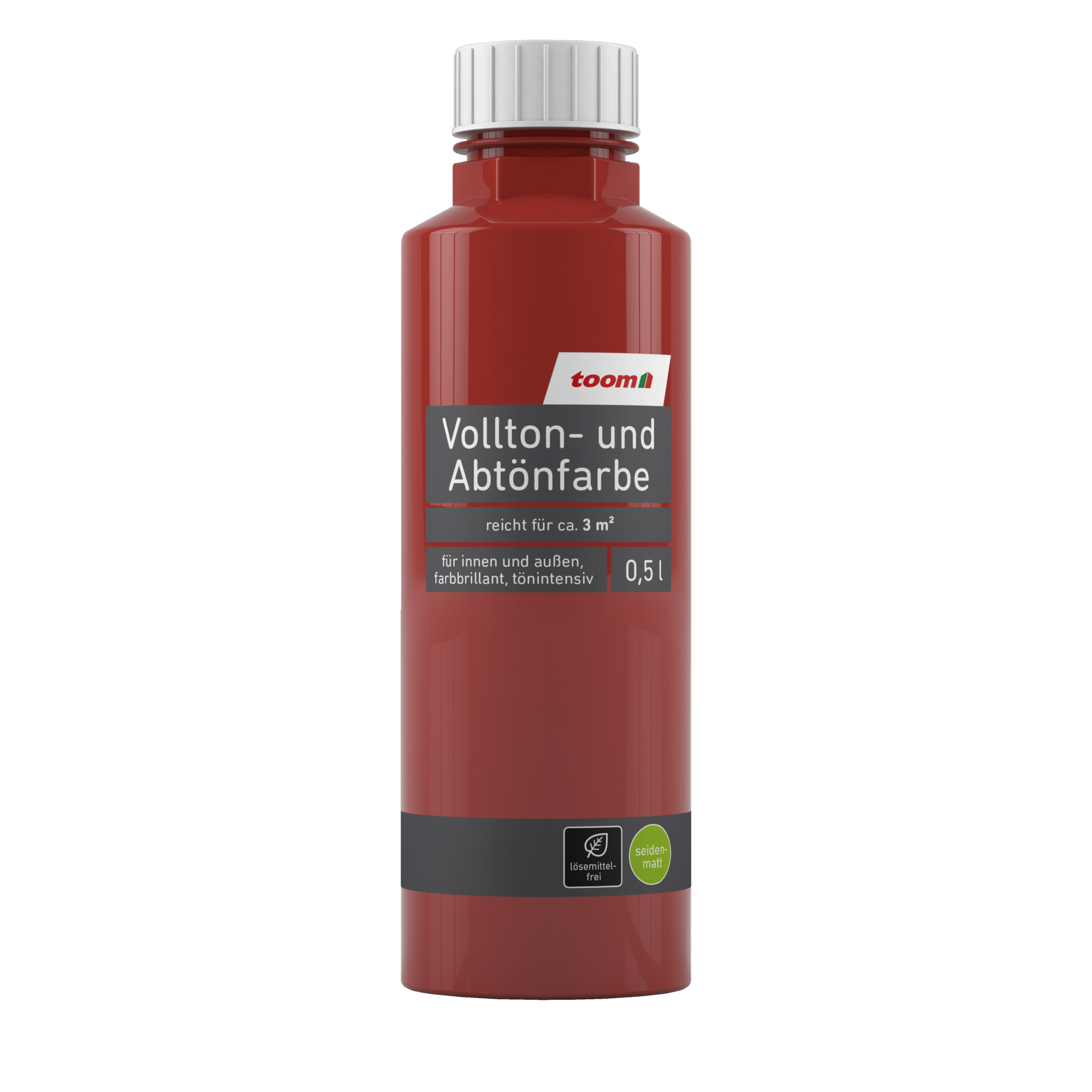 Voll- und Abtönfarbe zinnoberrot 500 ml + product picture