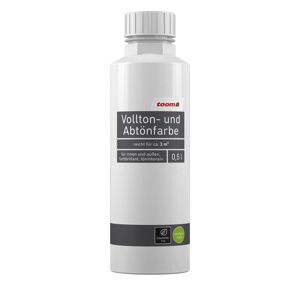 Vollton- und Abtönfarbe weiß seidenmatt 500 ml