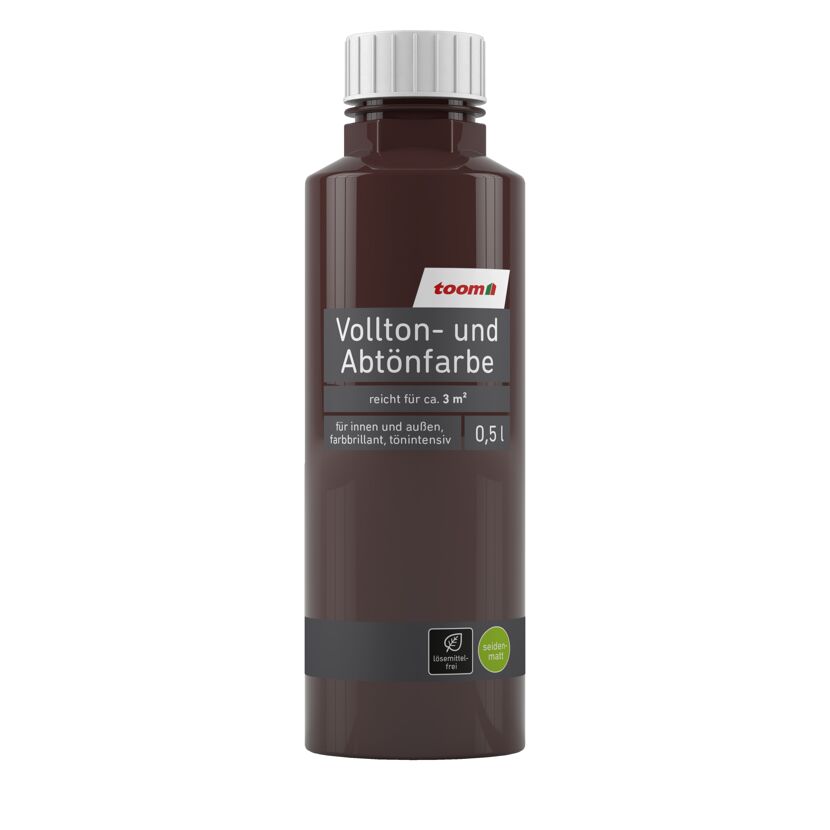 Braune Abtönfarbe von toom
