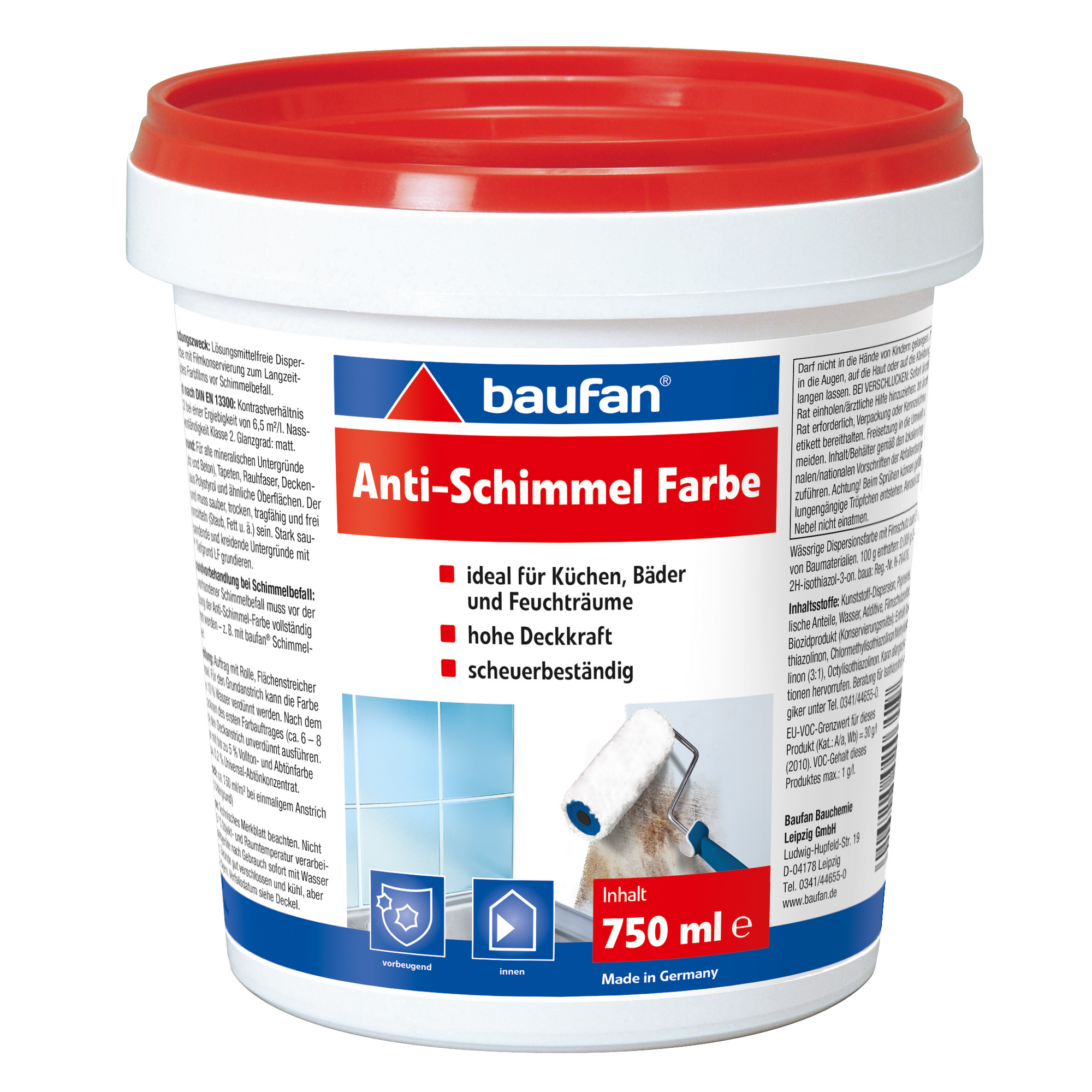 Anti-Schimmel-Farbe 750 ml + product picture