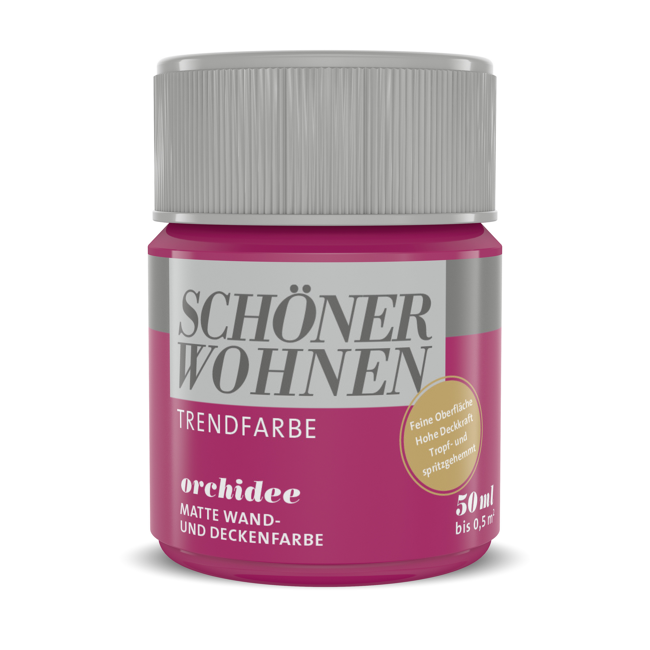 Bild von Trendfarbe 'Orchidee' violett matt 50 ml