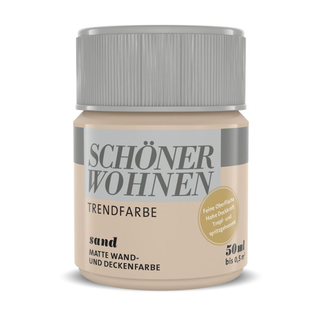 Bild von Trendfarbe 'Sand' sandfarben matt 50 ml