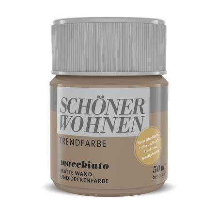 2. Bild von Trendfarbe 'Macchiato' kaffeefarben matt 50 ml