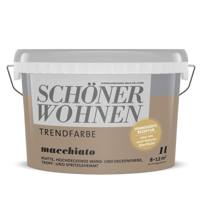 1 l Eimer Schöner Wohnen Trendfarbe macchiato