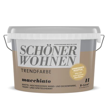 2. Bild von Trendfarbe 'Macchiato' kaffeefarben matt 1 l
