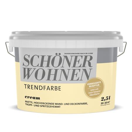2. Bild von Trendfarbe 'Cream' cremebeige matt 2,5 l