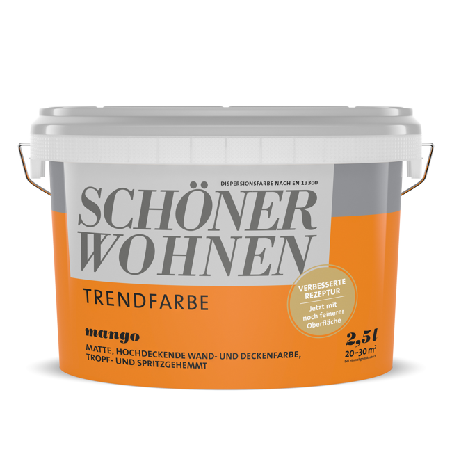 Bild von Trendfarbe 'Mango' orange matt 2,5 l