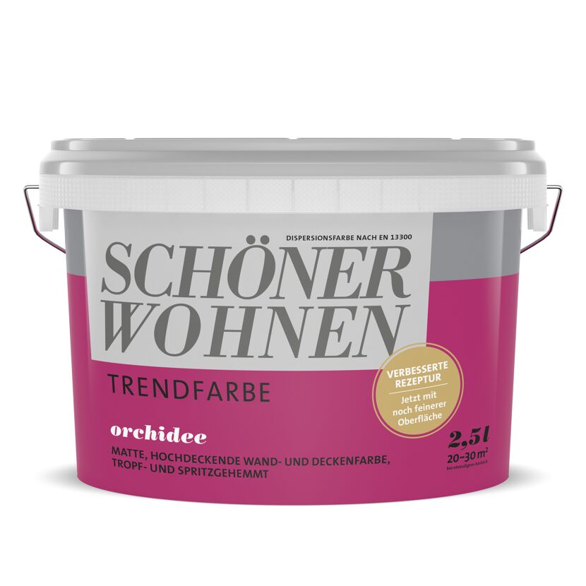 Trendfarbe 'Orchidee' violett matt 2,5 l