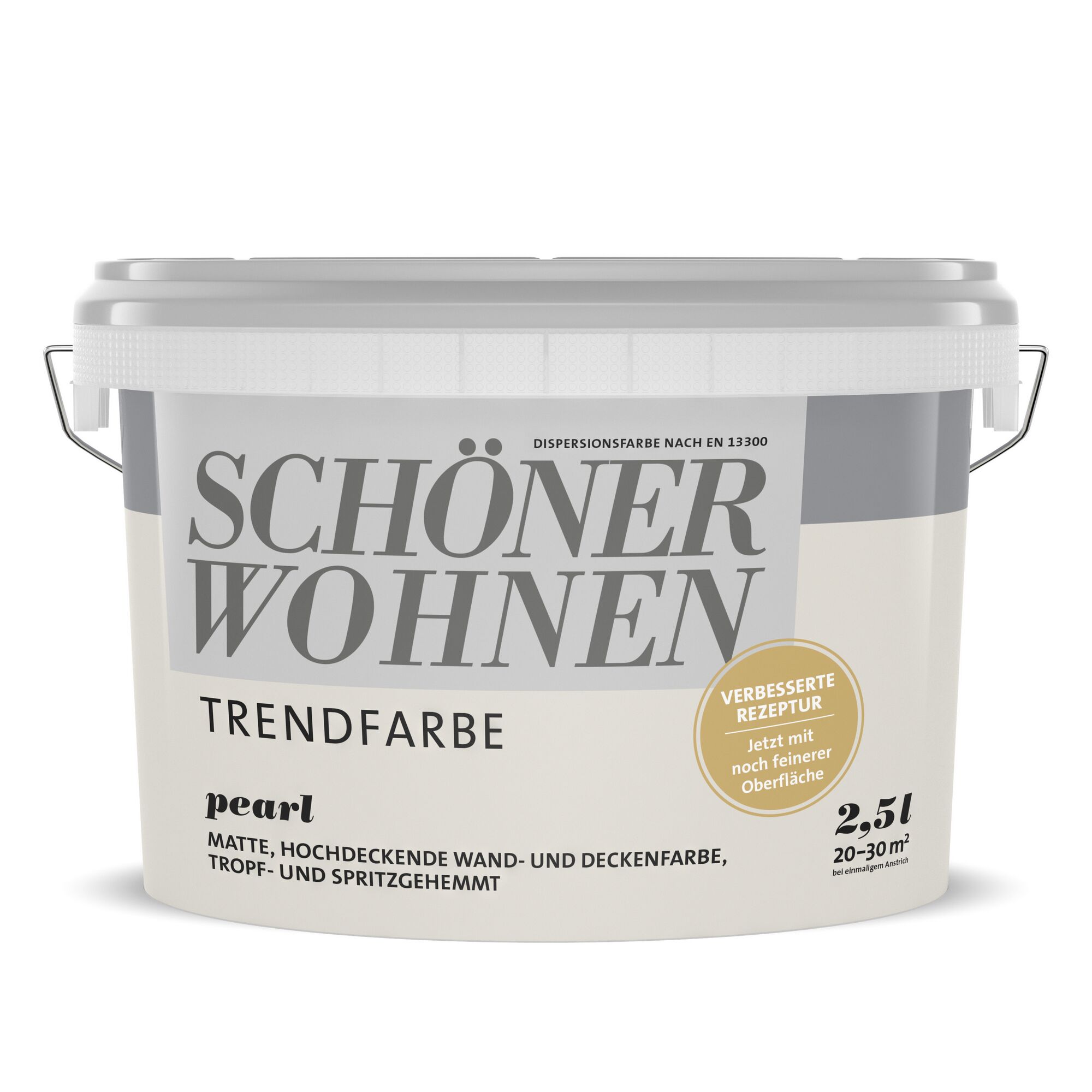 Eimer mit Schöner Wohnen Trendfarbe Pearl