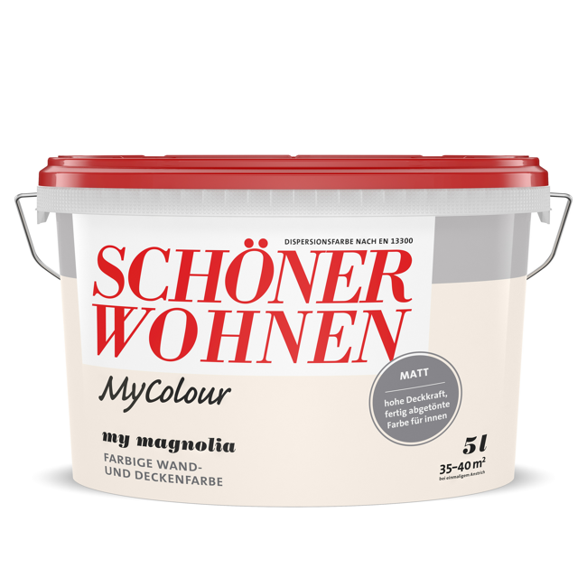Bild von Wandfarbe my colour 'my magnolia' hellbeige matt 5 l