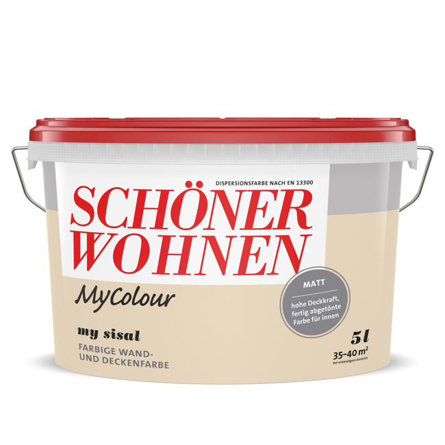 Bild von Wandfarbe my colour 'my sisal' beige matt 5 l